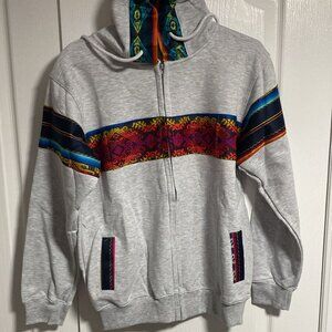 PERUVIAN HODDIE INKA, SILVER COLOR, SIZE L
